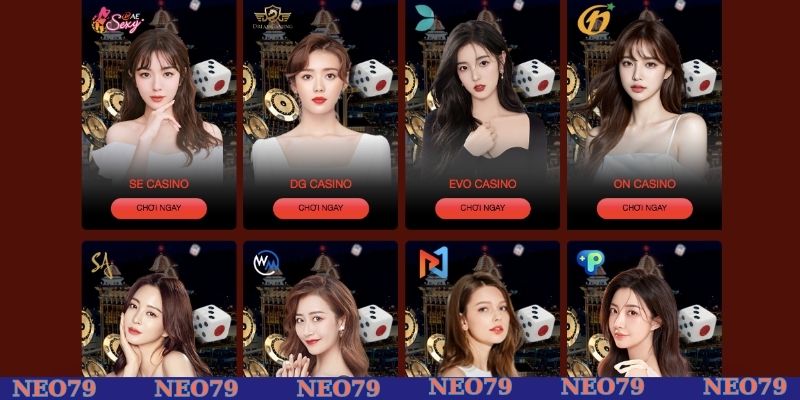Thông tin về sảnh NEO79 live casino